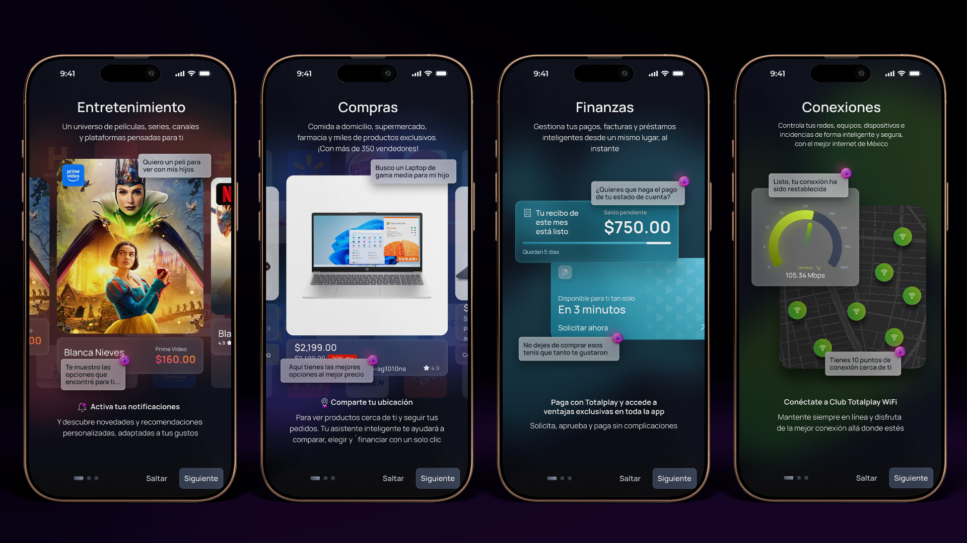 Totalplay App Onboarding