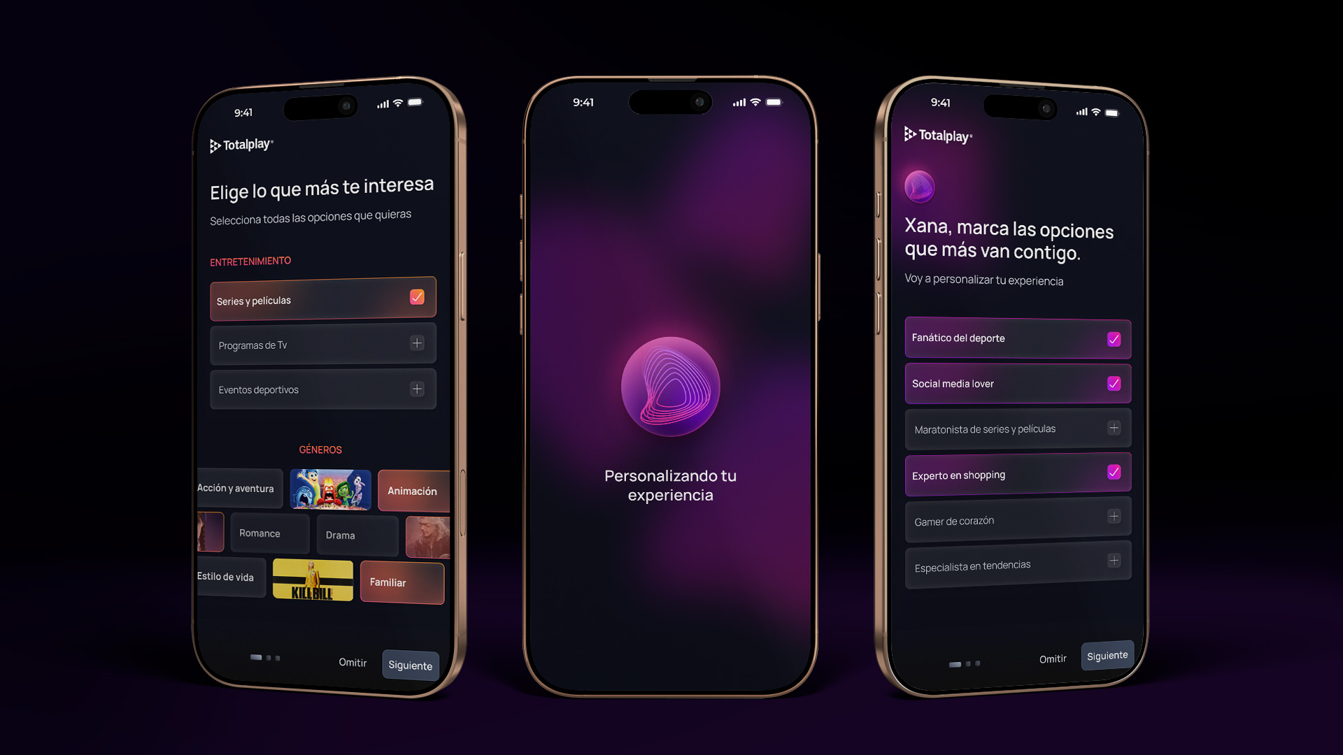 Placeholder de herramientas financieras dentro de la app